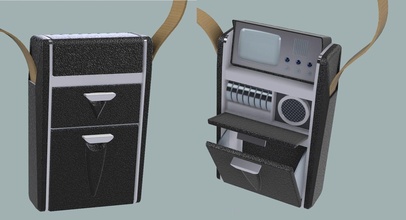 tos tricordeur compartiment étoile randonnée original scanner soutenir réplique sci collectionner loisir DIY 3d print model - Mito3D