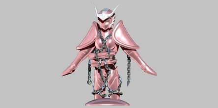 totem shun v1 saint seiya chevaliers zodiaque zodiaco caballeros art sculptures 3d print model - Mito3D