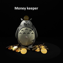 totoro money keeper games-toys moneykeeper piggybank cash usa banknote vault games toys 3d print model - Mito3D
