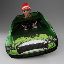 Turan Hulk twinkie chibicar 38 araba Chibi oyuncaklar oyunlar saç araç karakter Şirin bilimkurgu yarış tekerlek toon karikatür Sanat 3d print model - Mito3D