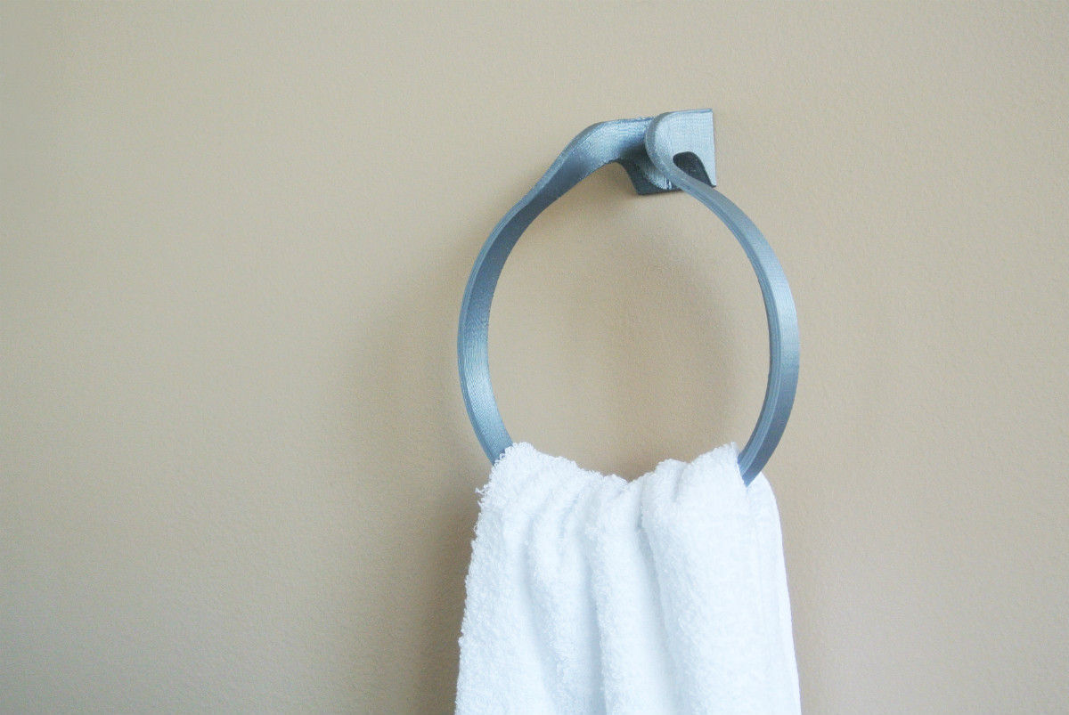 towel rack restroom toilet bath towels hook holder house bathroom coat lure heater outdoor sport 3D print model - Mito3D