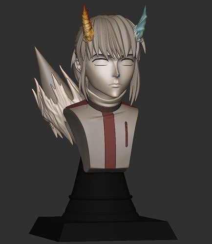 torre of dio 25th albero fallimento stagione 3 treno azione anime naruto jujutsu kaisen scultura statua figura uomo ritratto bam viola cancro webtoon arte sculture 3D print model - Mito3D