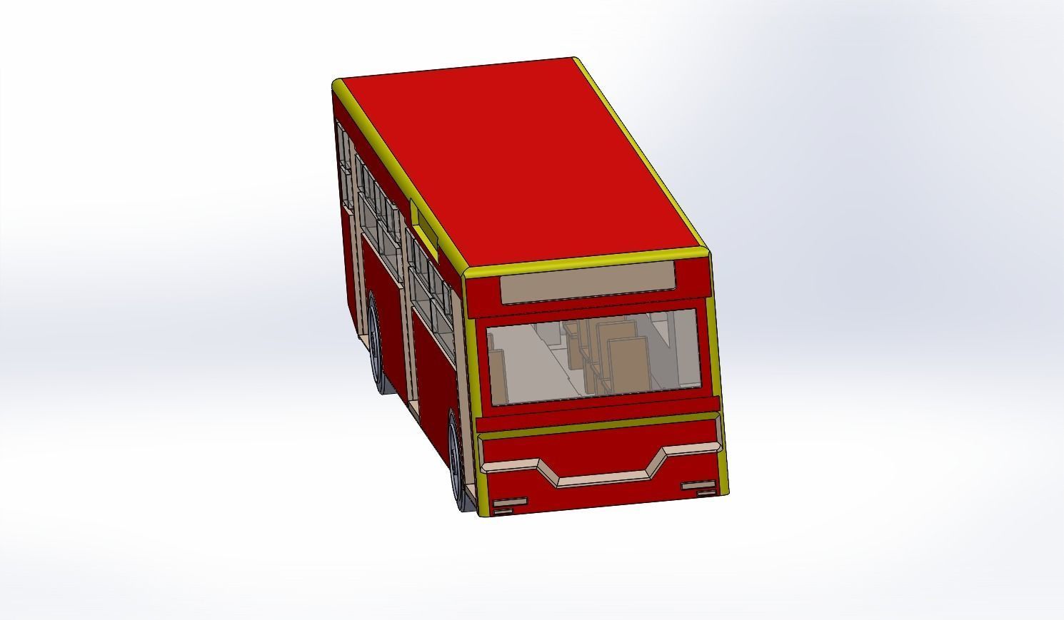 ville autobus voiture véhicule Publique transport rue école impression Jeux décoration prototypage imprimable jouets 3D print model - Mito3D