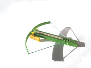toy-crossbow games-toys crossbow toy shot archery kids livingroom hometoy pencil fun school plug play easy rubber band games toys functional 3d print model - Mito3D