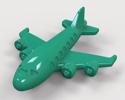 toy airplane cookies mold chocolate 3d model cutter kitchen dining coockie biscuit coockies cooki food dice dessert hobby diy mechanical parts 3d print model - Mito3D