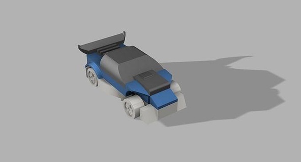 juguete coche vehiculo vehículo deporte carreras automotor carrera rápido manejar cupé rueda juegos juguetes 3d print model - Mito3D