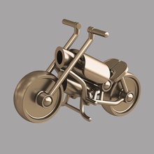 jouet moto jeux-jouets de vélo la roue rétro souvenirs concept conception jeu jouer cadeau faits à main transport miniature jeux les jouets véhicule 3d print model - Mito3D