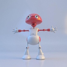 toy robot conceptual child figure doll fun game statue games toys 3d print model - Mito3D