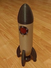 juguete cohete juego espacio aventuras banco moneda embarcacion modelo rompecabezas astronauta juegos juguetes 3d print model - Mito3D