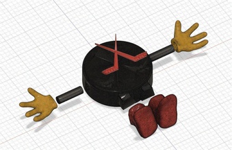 juguete historia hockey disco arte diseño hombre conceptual personas juegos juguetes 3d print model - Mito3D