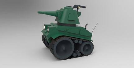 Spielzeug Panzer Spiele-Spielzeug - 3dprinting 3d drucken tank Militär Armee Waffe Fahrzeug Technologie macht Krieg gun Spiele Spiele, 3d print model - Mito3D