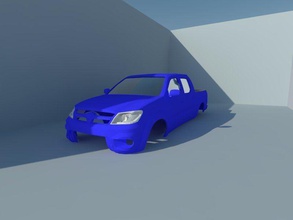 toyota hilux vigo ölçek vücut tarayıcı offroad rc araç araba almak hobi kendin yap 3d print model - Mito3D
