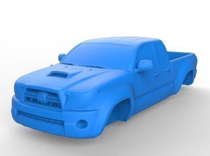 toyota tacoma 2011 stl expediente impresión Japón vehículo estándar suv pasatiempo bricolaje diy automotor 3d print model - Mito3D