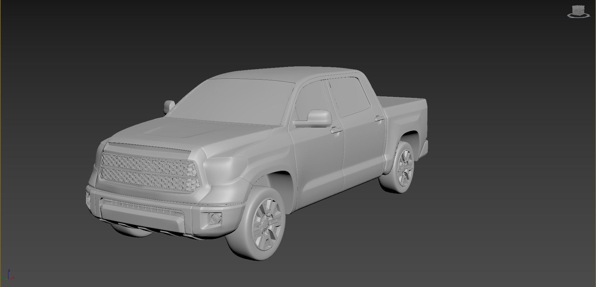 toyota tundra 2020 crewmax piccola scala auto hobby automotive Il camion sport modello printcar di stampa rc giocattolo plastica il fai da te 3D print model - Mito3D