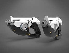 tracciante pistole overwatch pistola cosplay gioco giochi accessori battaglia pulsare femmina giocatore giocattoli 3d print model - Mito3D