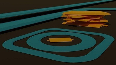 spur konstrukteur rennstrecke rennbahn autobahn straße fahrbahn kofferraum durchgangsstraße durchgehend schnellstraße rennfahrer rennen spielzeug lego spielzeuge spiele spiel zubehör 3d print model - Mito3D