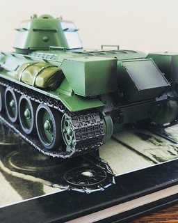izler model t 34 tank 35 ölçek truk minyatürler oyun Araçlar hobi kendin yap otomotiv 3d print model - Mito3D