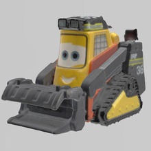 tracteur cars voiture car enfant mecano mecanicien jouet games toys 3d print model - Mito3D