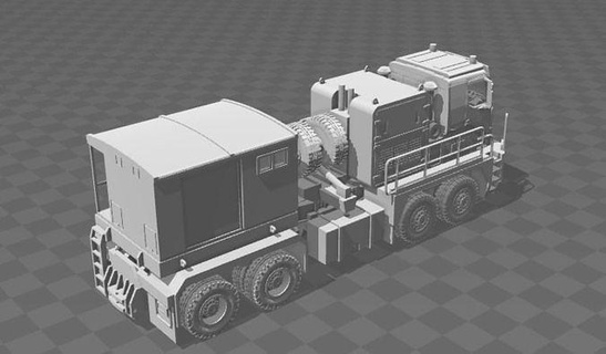 tractomas 8x8 hgminiature heavy truck h0 vehicles 3dprint miniatures hobby diy automotive 3d print model - Mito3D