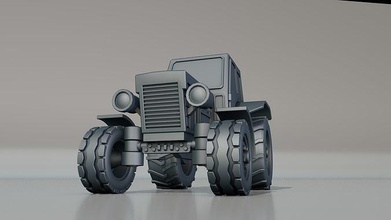 tractor set of wheels transport agriculture truck heavy mtz 80 belarus large shipping logistic transportation vehicle eurotruck lorry diesel hobby diy automotive 3d print model - Mito3D