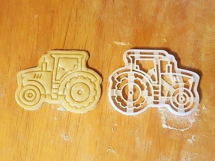 tractor cookie cutter car farm truck cookies protonik biscuit gingerbread ginger bread sweet baked baking bakery kitchen house dining 3d print model - Mito3D