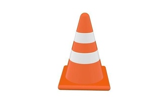 traffic cone 3d illustration model specifications polygonal geometry polygons games toys 3d print model - Mito3D