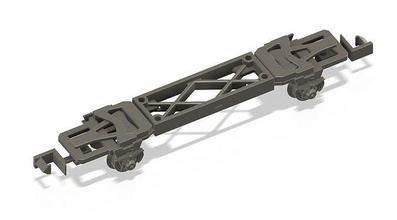 tren vagon şasi kanca n scale modeller ölçek model yazdır 1 160 150 bina demiryolu tekerlekler boji arabalar yazdırılabilir hobi kendin yap otomotiv 3d print model - Mito3D