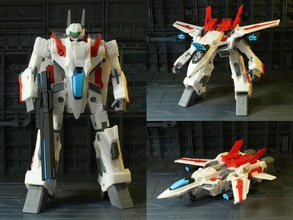 transformable valkrii macross valkyrie robotech vf1 vf1s transformers toy robot games toys 3d print model - Mito3D
