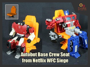 transformers autobot base crew seat netflix wfc siege seats games toys 3d print model - Mito3D