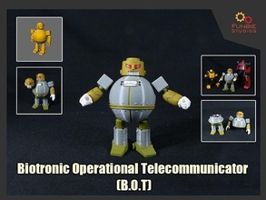 transformadores biotrônico operacional telecomunicador robô 3dprint g1 generationone jogos brinquedos 3d print model - Mito3D