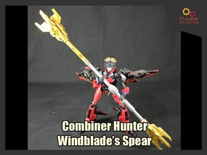 transformers combiner hunter windblade spear games-toys toy accessory combinerhunter games toys 3d print model - Mito3D