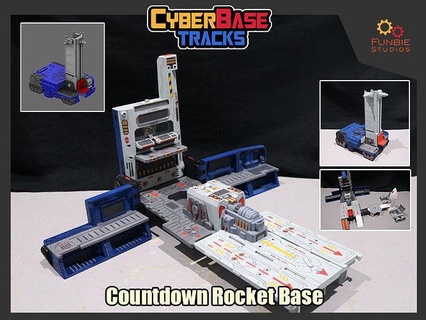 Transformer Countdown Rakete Base einstellen Spiele Spielzeuge 3d print model - Mito3D