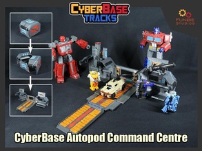 transformers cyberbase autopod command centre starcom base games toys 3d print model - Mito3D