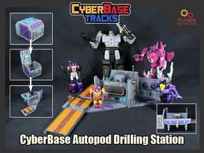 trasformatori cyberbase autopod perforazione stazione giochi giocattoli 3d print model - Mito3D