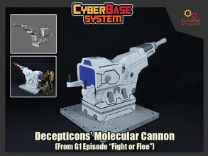 Transformer Decepticons molekular Kanone g1 Cyberbasis Spiele Spielzeuge 3d print model - Mito3D