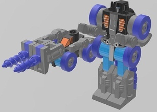 transformadores broca cybertron metroplex minicon jogos brinquedos 3d print model - Mito3D