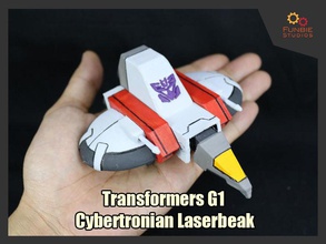 transformadores g1 cybertroniano pico láser cybertron robot espiar juegos juguetes 3d print model - Mito3D