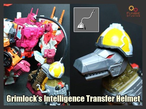 transformers grimlock intelligence transfer helmet gq computron games toys 3d print model - Mito3D