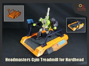 transformers headmasters gym treadmill hardhead games toys 3d print model - Mito3D