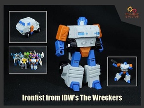 transformers ironfist idw wreckers games toys 3d print model - Mito3D