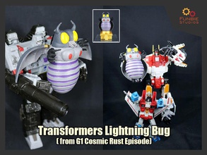 transformadores relámpago insecto cósmico oxido episodio g1 juegos juguetes 3d print model - Mito3D
