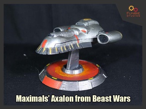 transformers maximals axalon ship beast wars beastwars maximal games toys 3d print model - Mito3D