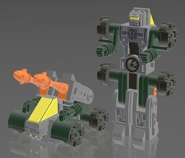 transformadores minicono armada líder megatron robot juguete militar líderuno juegos juguetes 3d print model - Mito3D