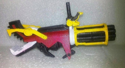 transformateurs bête chasseurs optimus gatling pistolet bêtes optimusprime autobot tournant predacon jeux jouets 3d print model - Mito3D