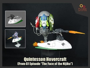 trasformatori quintesson hovercraft generazione giochi giocattoli 3d print model - Mito3D