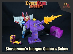 transformateurs starcream énergon canon cubes jeux jouets 3d print model - Mito3D
