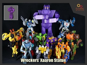 transformers wreckers xaaron statue games toys 3d print model - Mito3D