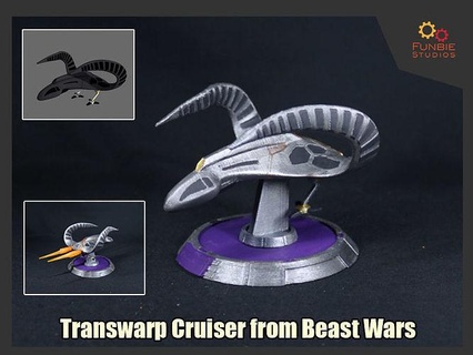 transwarp cruiser transformers beast wars iconic ship series games toys 3d print model - Mito3D