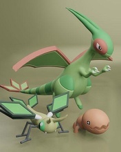 pokémon trapinch vibriert fliegen pikachu drachen dragonite garchomp spielzeug sammlerstück go pokeball asche zahl spiele spielzeuge 3d print model - Mito3D