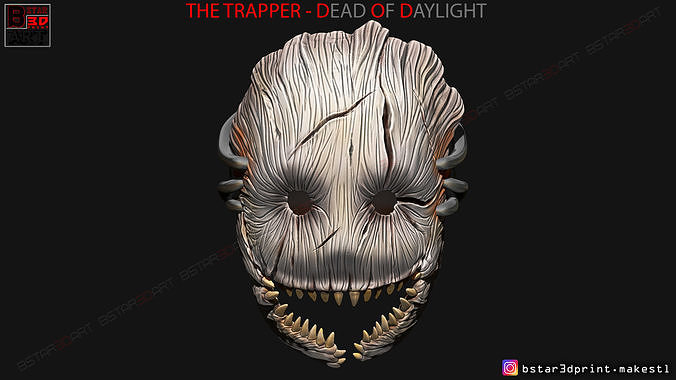 fallensteller maske tot by tageslicht grusel of cosplay kostüme kopf oni japanisch hannya teufel halloween jägerin furchtbar spielzeuge gesicht kunst skulpturen 3D print model - Mito3D